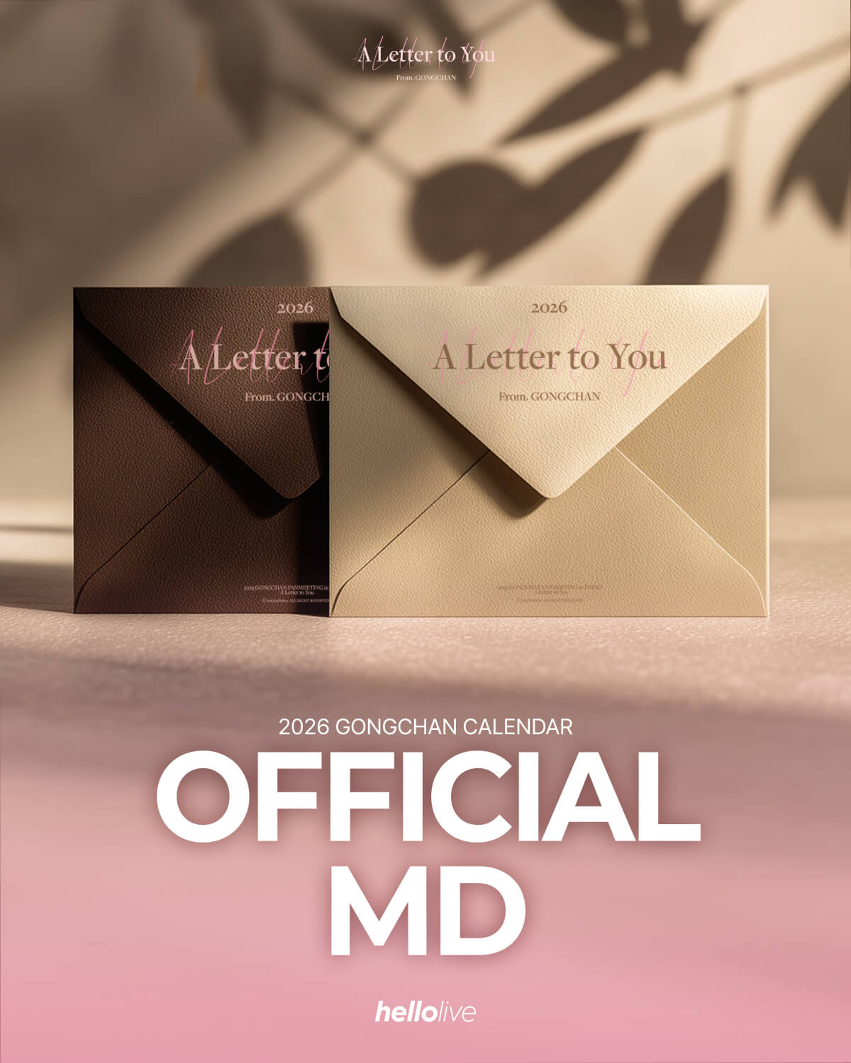 GONGCHAN A Letter to You 2026 カレンダー 헬로라이브 | hellolive - [MD] 2026 GONGCHAN CALENDAR