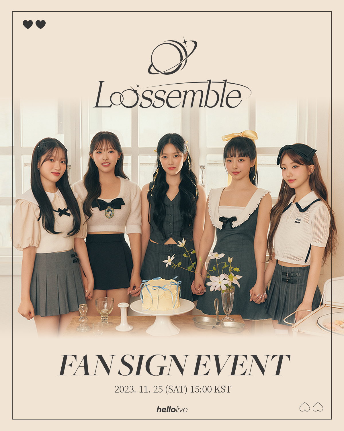 Loossemble TTYL hellolive当選品★直筆サイン★ヨジン 헬로라이브 | hellolive - [EVENT] Loossemble Fansign