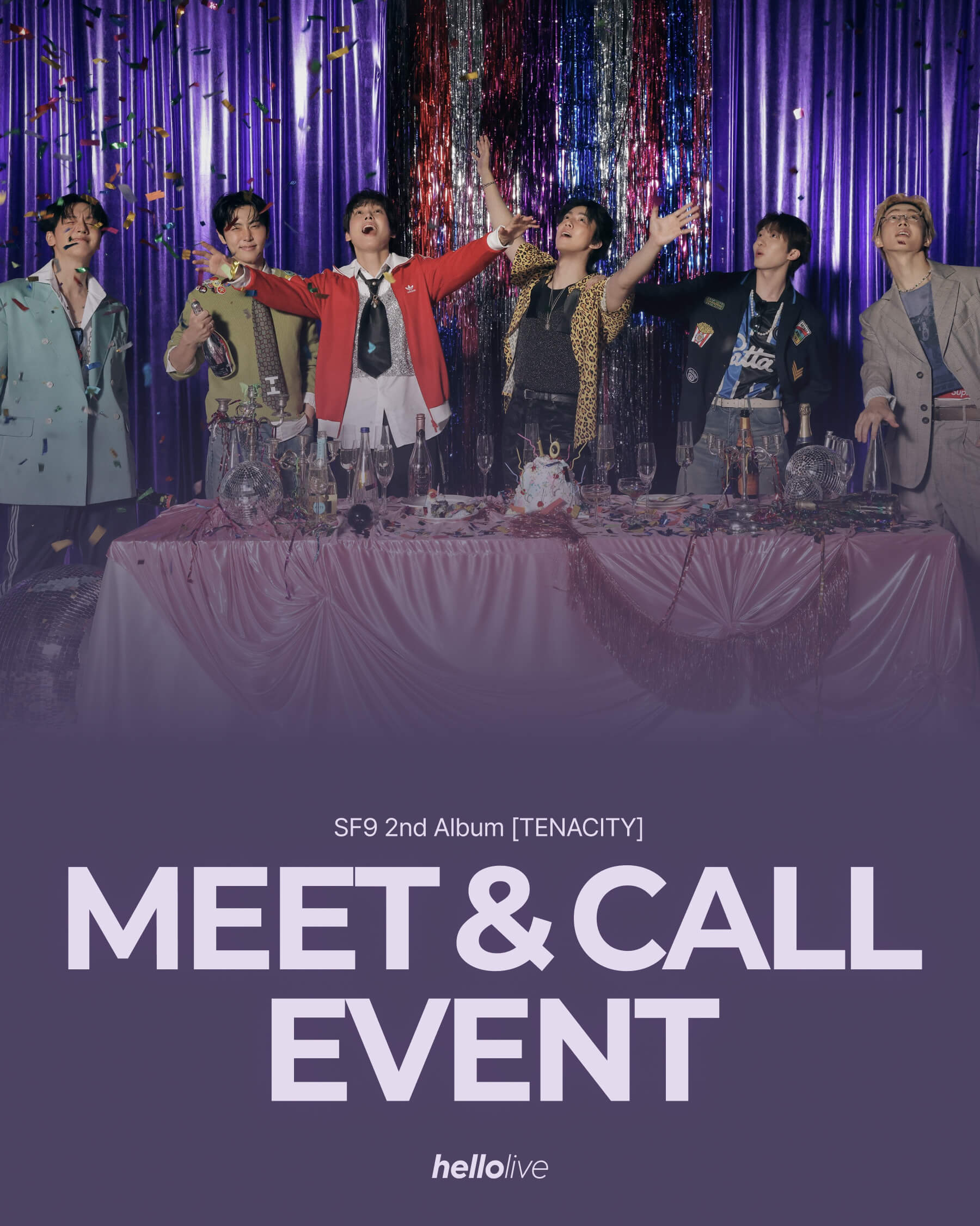 헬로라이브 | hellolive - [MEET&CALL EVENT 3] SF9 2nd Album [TENACITY]