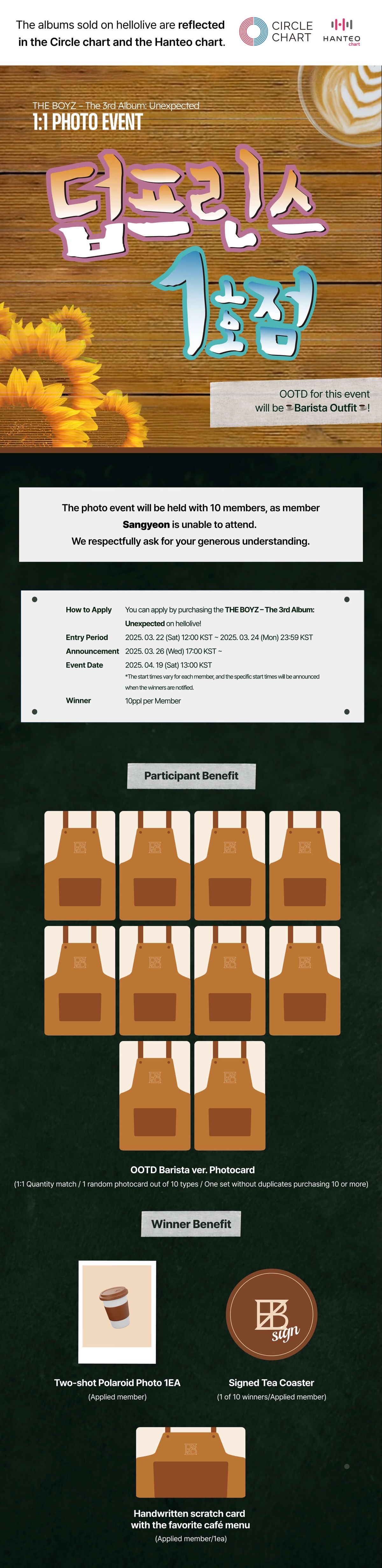 헬로라이브 | hellolive - [PHOTO EVENT] THE BOYZ – The 3rd Album: Unexpected