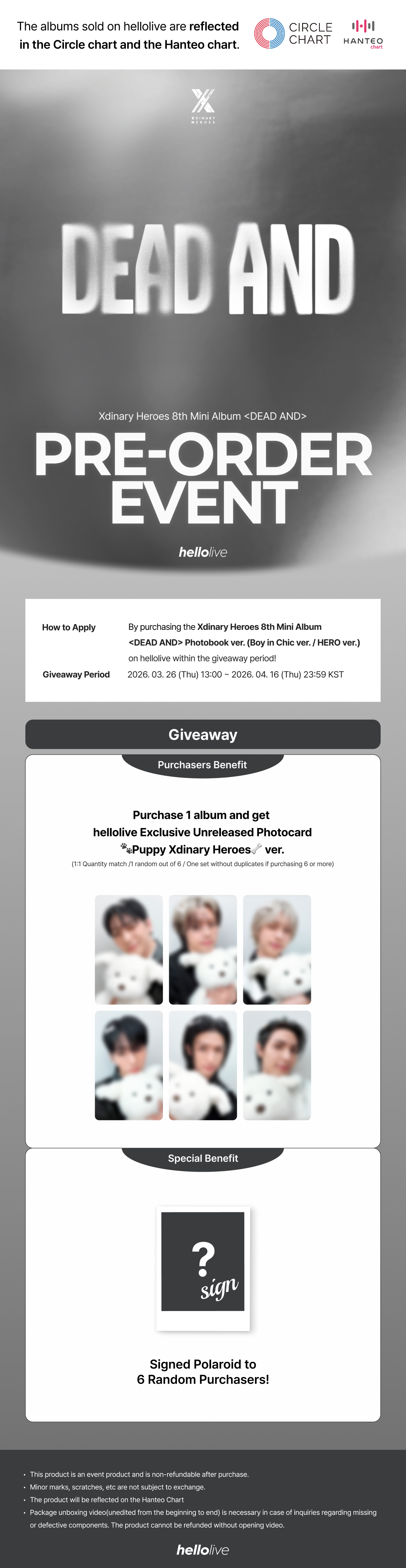 헬로라이브 | hellolive - [PRE-ORDER EVENT] Xdinary Heroes 8th Mini