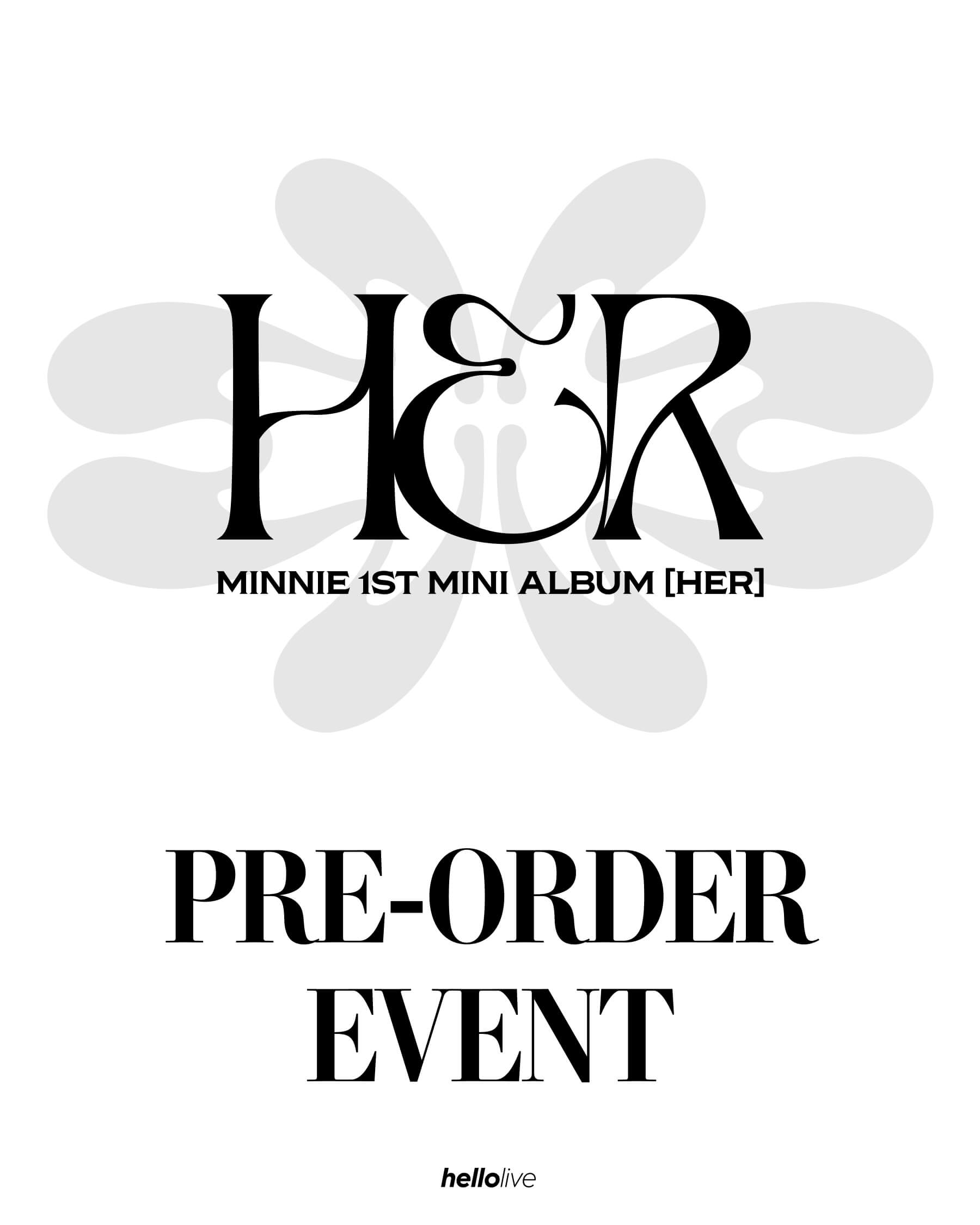 헬로라이브 | hellolive - [PRE-ORDER EVENT] MINNIE 1st Mini Album [HER]