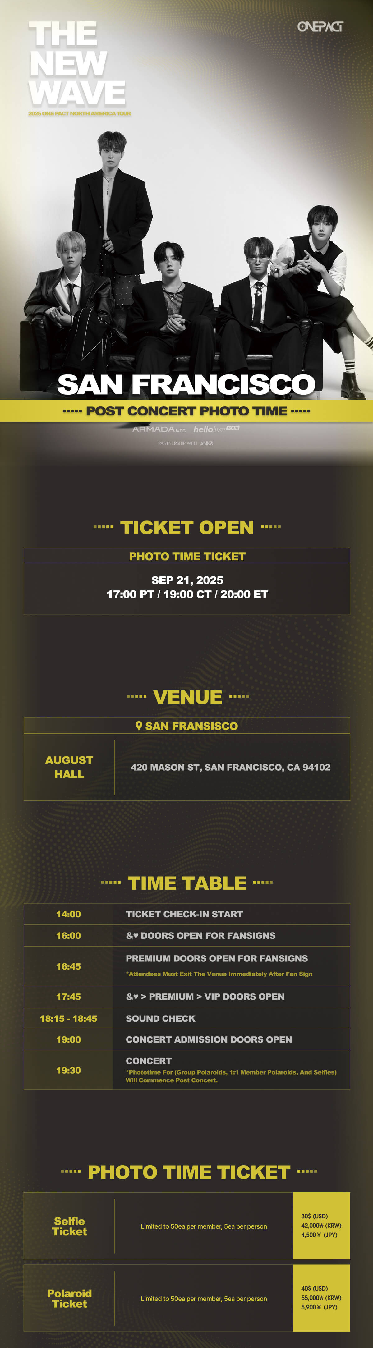 헬로라이브 | hellolive - [SAN FRANCISCO PERKS] 2025 ONE PACT NORTH