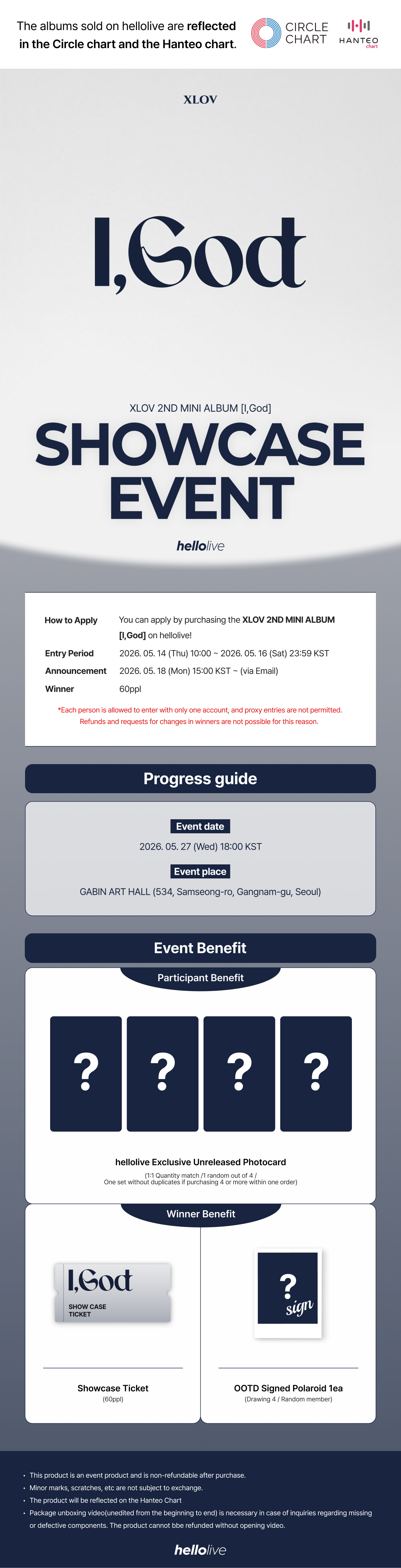 헬로라이브 | hellolive - [SHOWCASE EVENT] XLOV 2ND MINI ALBUM [I,God]