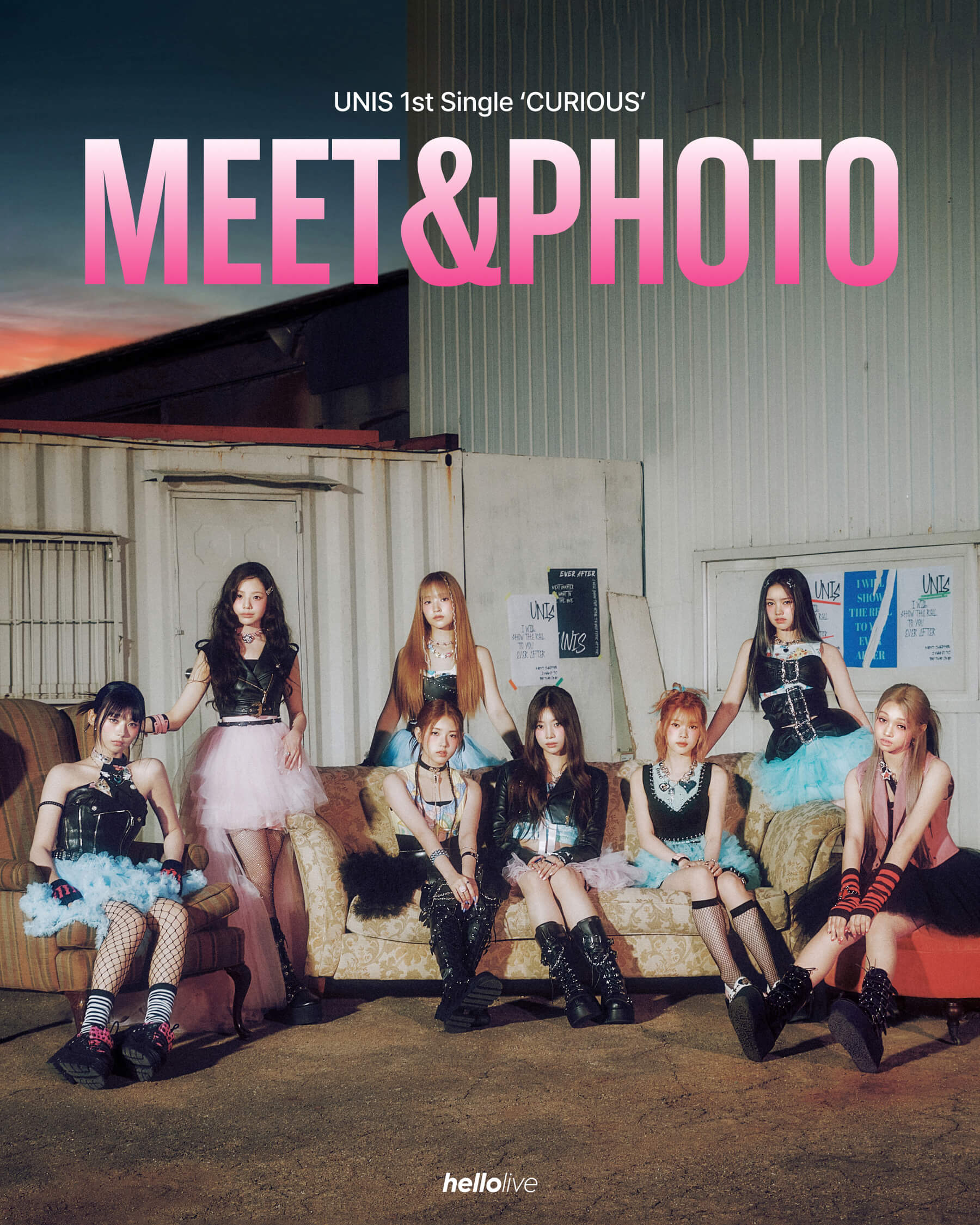 헬로라이브 | hellolive - [MEET&PHOTO EVENT] UNIS 1st Single 'CURIOUS'