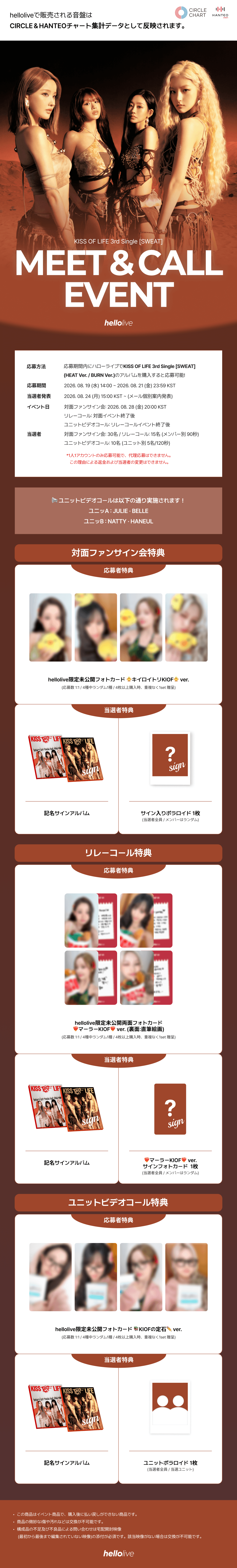 헬로라이브 | hellolive - [MEET&CALL EVENT 2] KISS OF LIFE 3rd