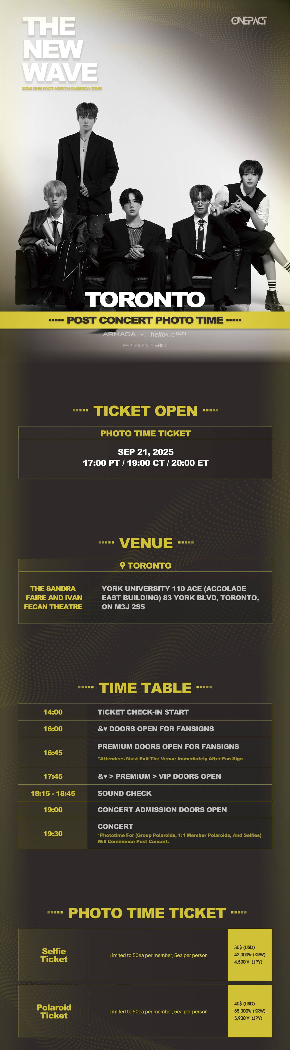 헬로라이브 | hellolive - [TORONTO PERKS] 2025 ONE PACT NORTH