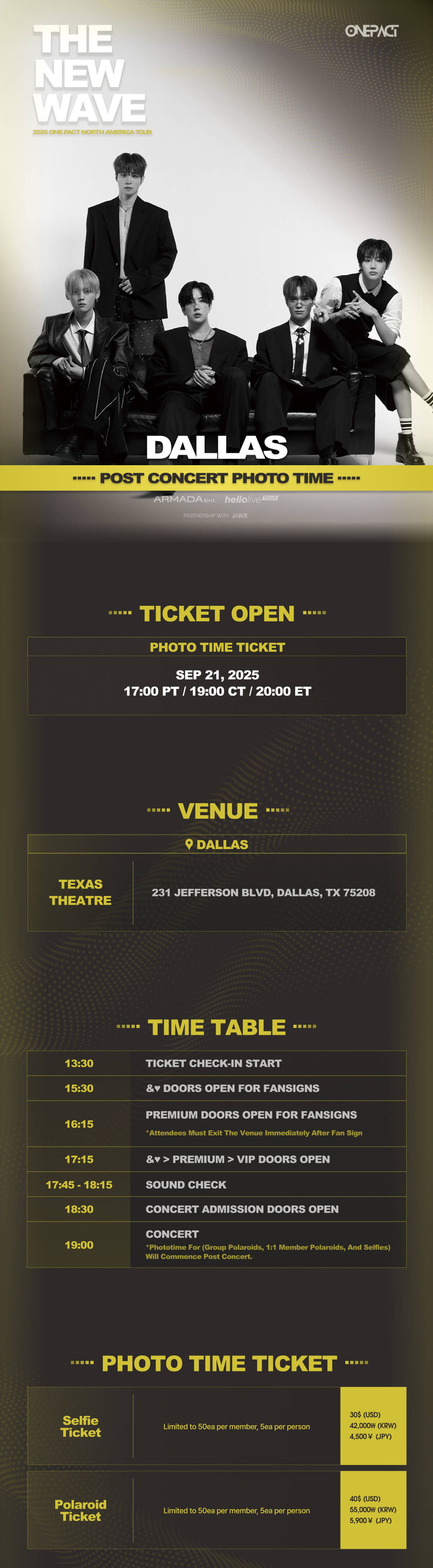 헬로라이브 | hellolive - [DALLAS PERKS] 2025 ONE PACT NORTH