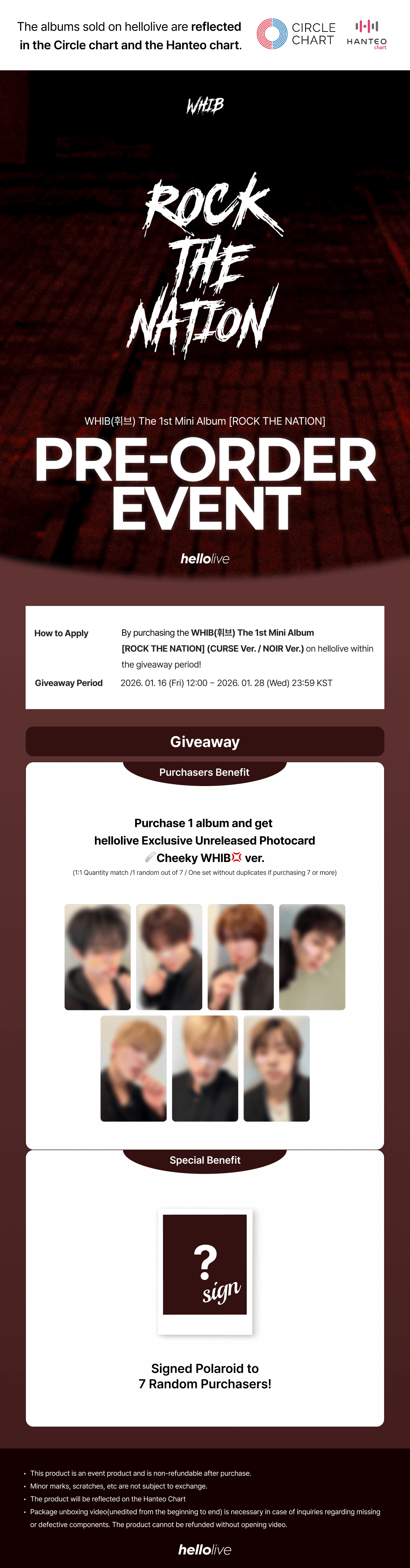 헬로라이브 | hellolive - [PRE-ORDER EVENT] WHIB(휘브) The 1st Mini