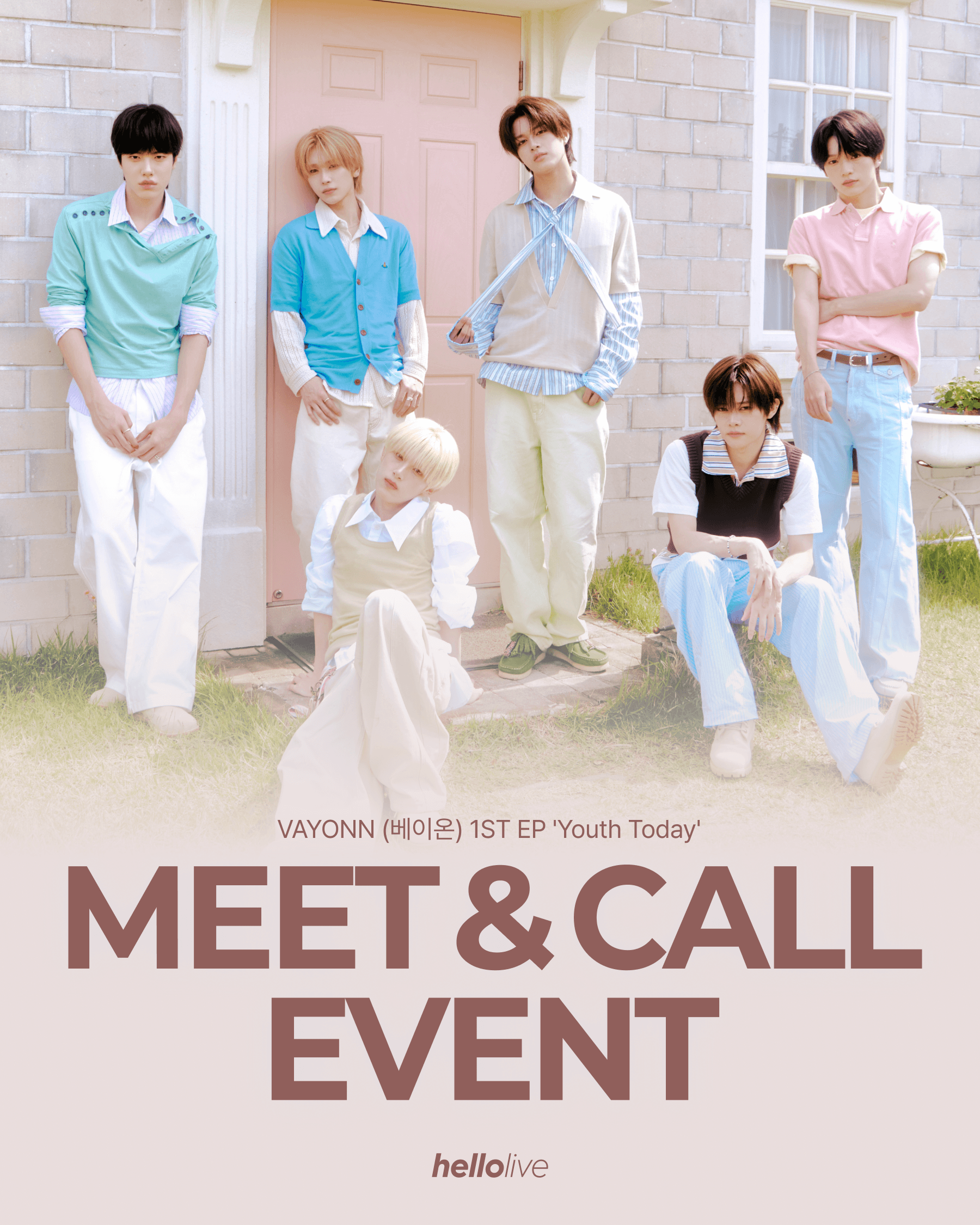 <FANSIGN> [MEET&CALL EVENT 6] VAYONN (베이온) 1ST EP 'Youth Today'