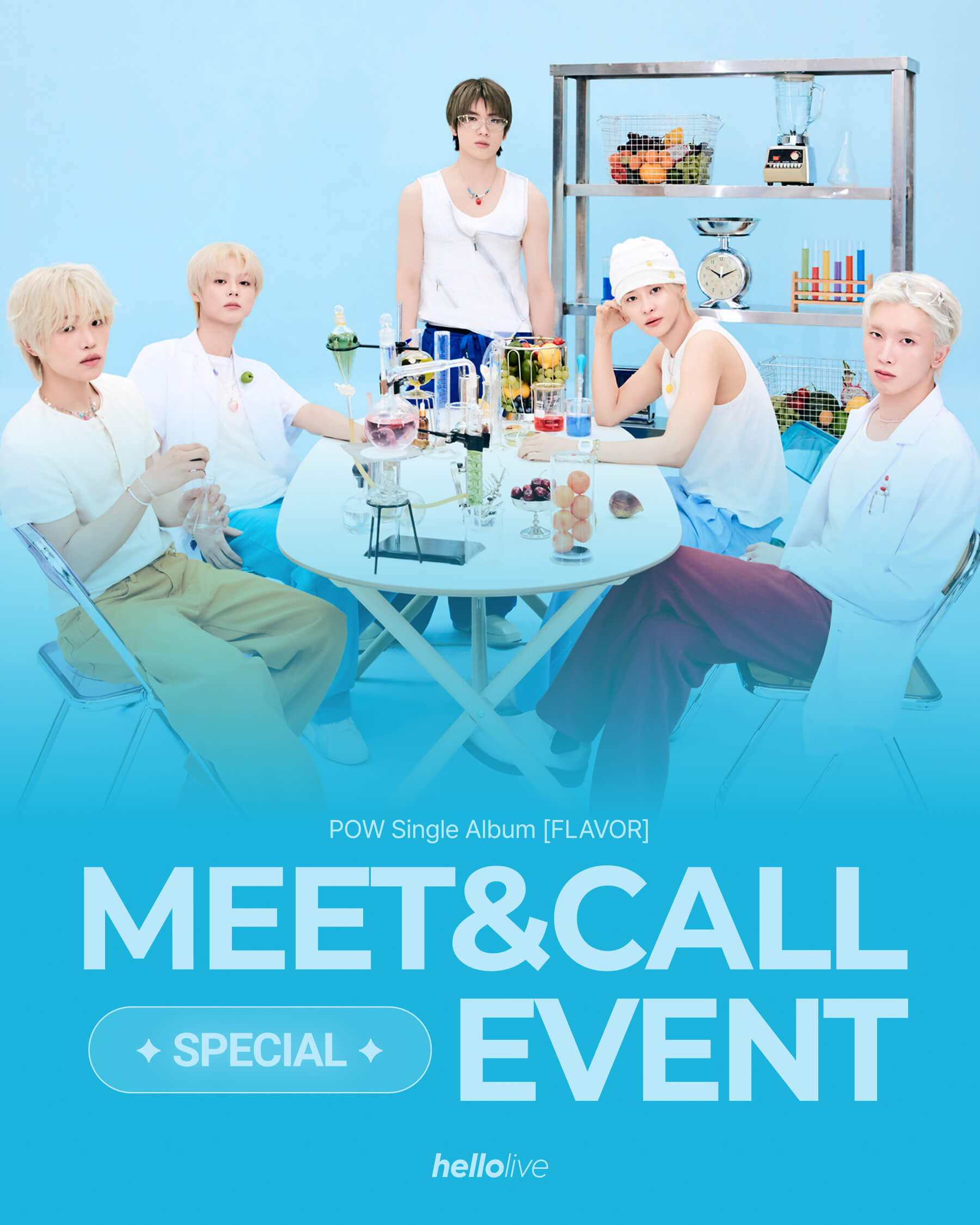 [Fansign] [MEET&CALL EVENT 3] POW Single Album [FLAVOR]