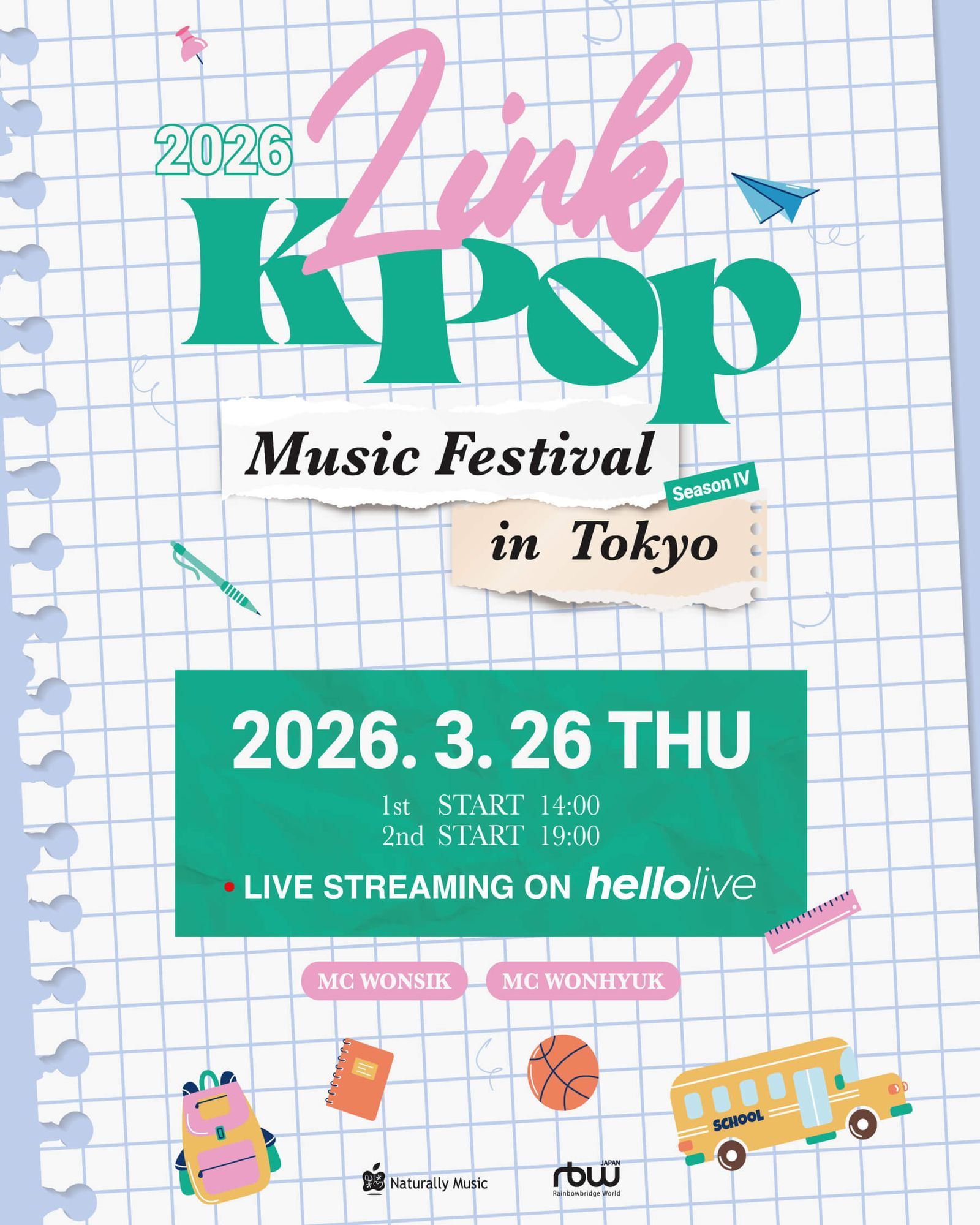 k-popライブ 日本 2026