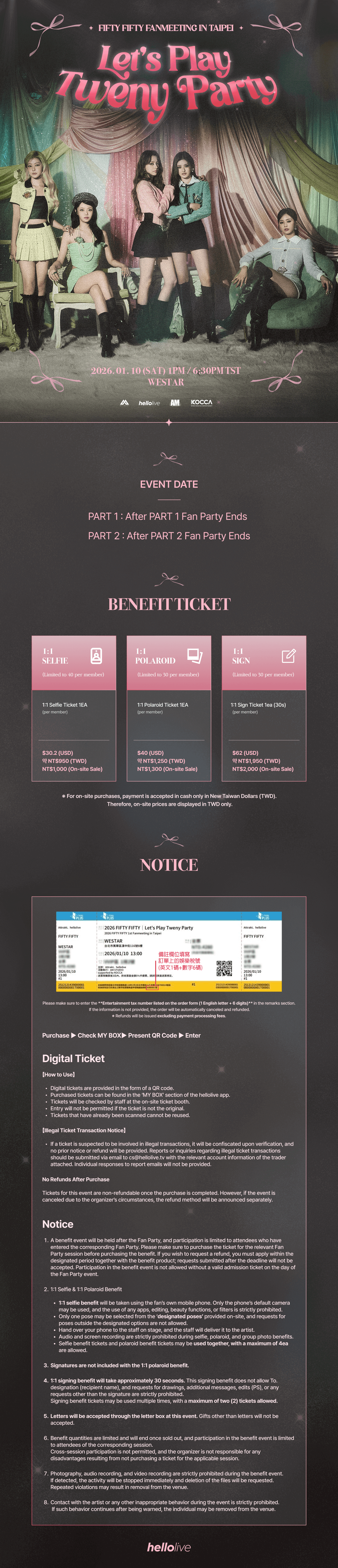 헬로라이브 | hellolive - [FAN EVENTS] 2026 FIFTY FIFTY 1st