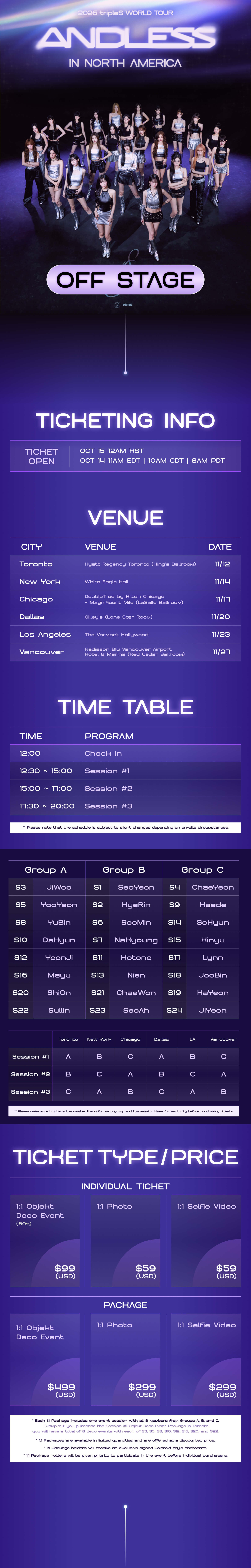 헬로라이브 | hellolive - [OFF STAGE MAIN] 2026 tripleS World Tour