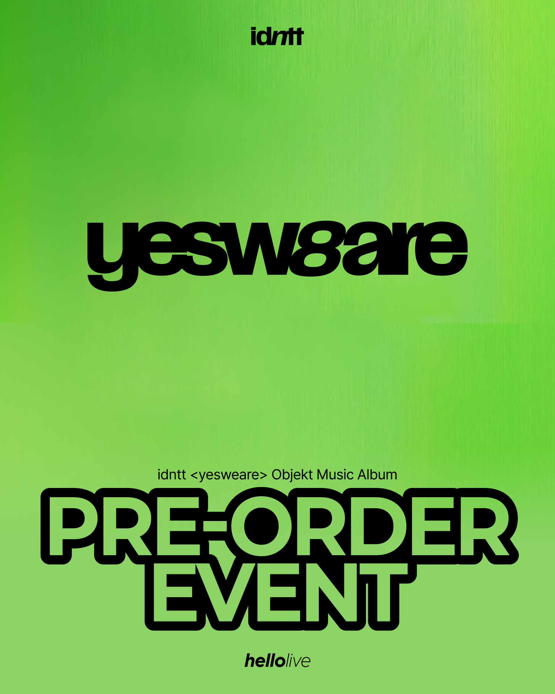 idntt yesweare object アルバム オブジェクト idntt yesweare - yesw8are [1st Mini Album - Objekt Music Album Ver
