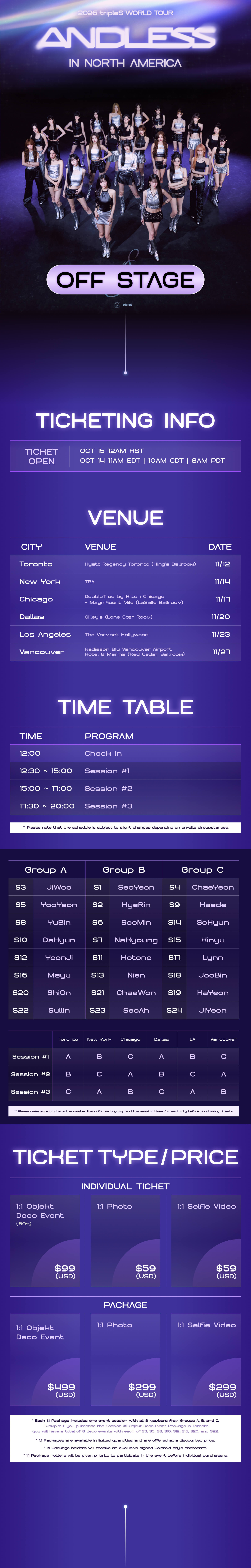 헬로라이브 | hellolive - [OFF STAGE MAIN] 2026 tripleS World Tour
