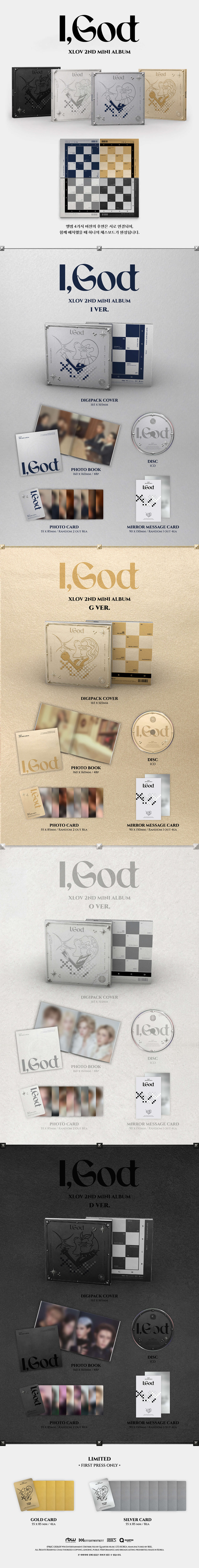 헬로라이브 | hellolive - [PRE-ORDER EVENT] XLOV 2ND MINI ALBUM [I,God]