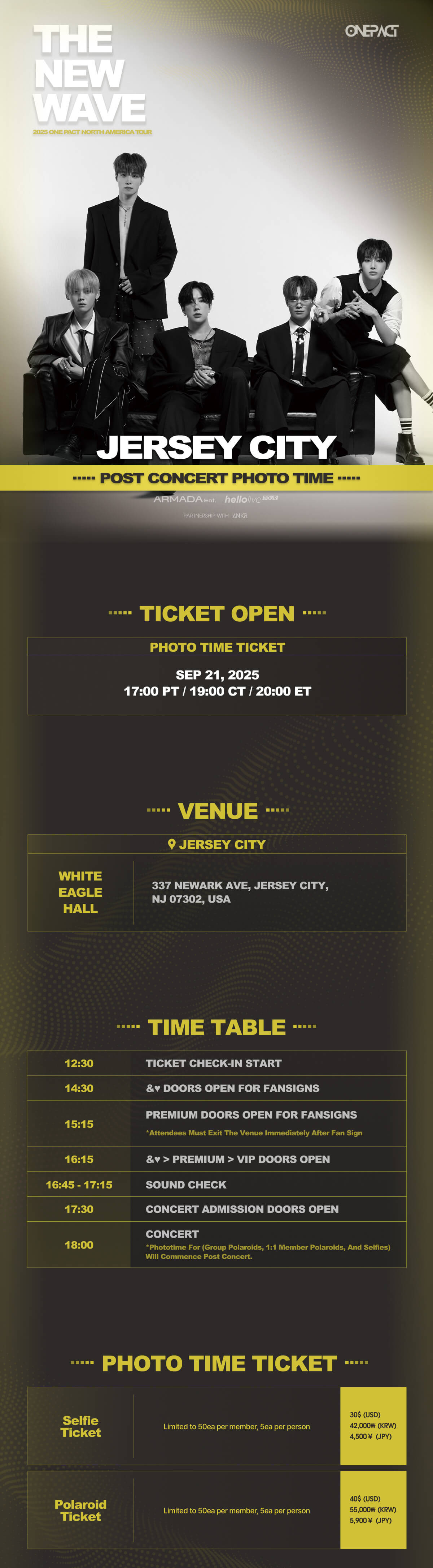 헬로라이브 | hellolive - [JERSEY CITY PERKS] 2025 ONE PACT NORTH