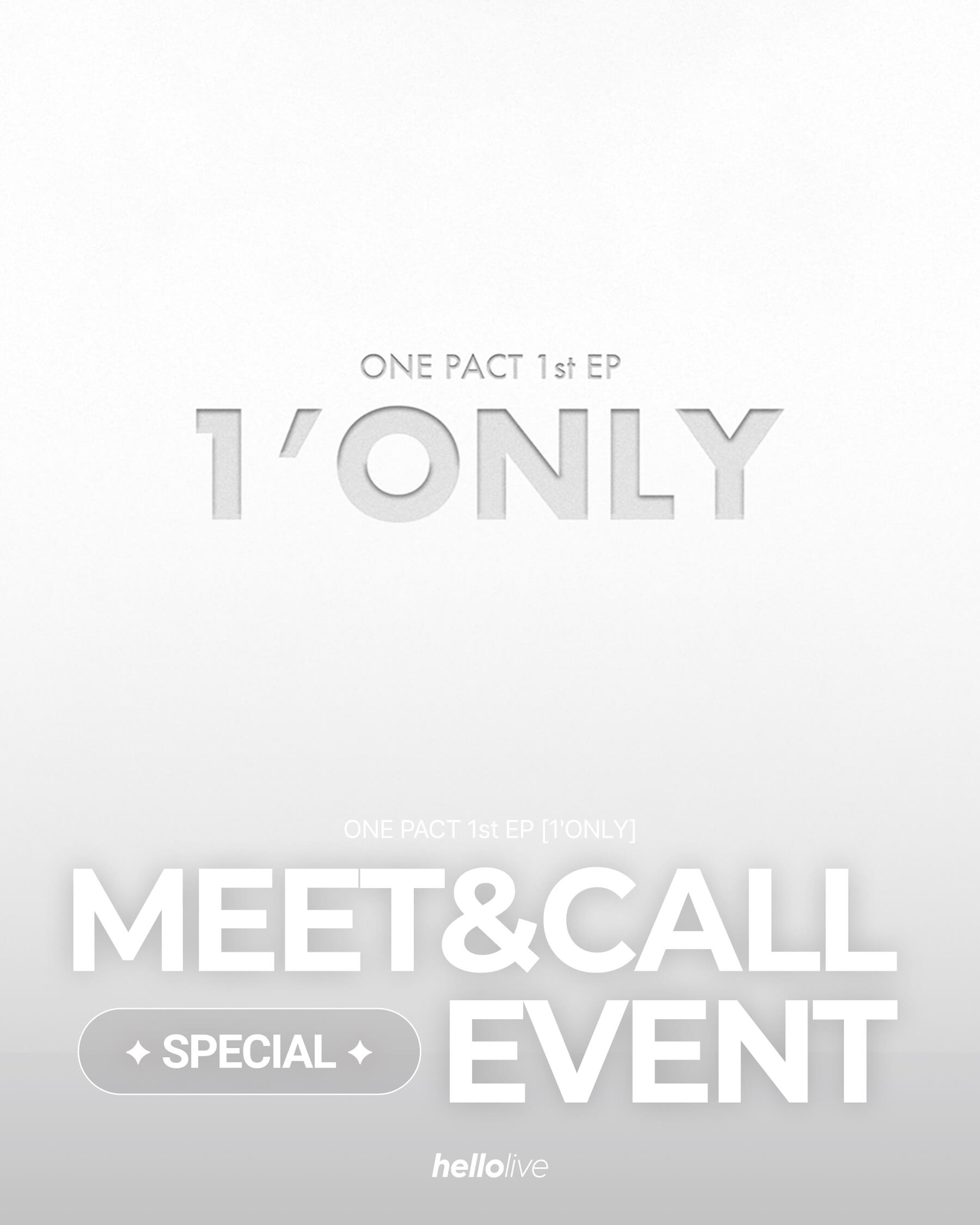 헬로라이브 | hellolive - [MEET&CALL EVENT] ONE PACT(원팩트) 1st EP